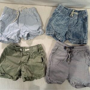 Baby Toddler Shorts Bundle – Sizes 6–12 Months – Zara & Gap